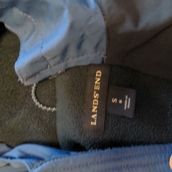 Land's End Boys Small Size 8 Blue/Navy Warm Winter Jacket - Picture 4 of 5